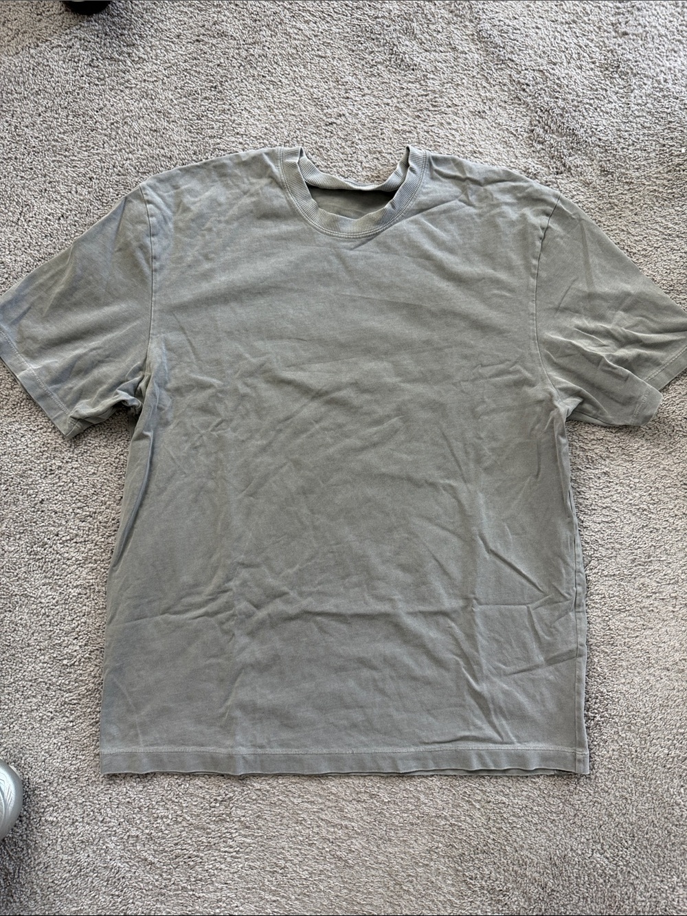 Mens lululemon oversized grey tee